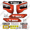 Image of Bobcat T76 Decal Kit Track Loader- Aftermarket Kit