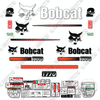 Image of Fits Bobcat T-770 Decal Kit Track Loader M-1 (ALTERNATE REAR STYLE)