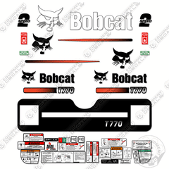 Fits Bobcat T-770 Decal Kit Track Loader M-1