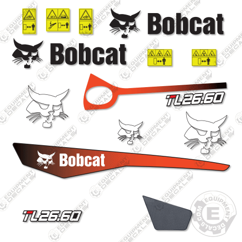 Fits Bobcat TL26.60 Decal Kit Telehandler – Equipment Decals