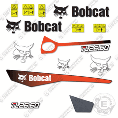 Fits Bobcat TL26.60 Decal Kit Telehandler