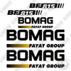 Image of Bomag BF815 Decal Kit Asphalt Paver- Aftermarket Kit