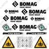 Image of Fits Bomag BW124PDH-5 Vibratory Roller Decal Kit