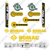 Image of Fits Bomag BW206AD-5 Decal Kit