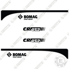 Fits Bomag CR452 Decal Kit Asphalt Paver