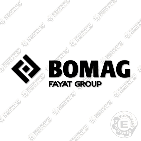 Fits Bomag Front Logo 38"