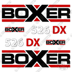 Fits Boxer 526DX Decal Kit Standing Skid Steer