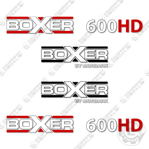 Fits Boxer 600HD Decal Kit Standing Skid Steer