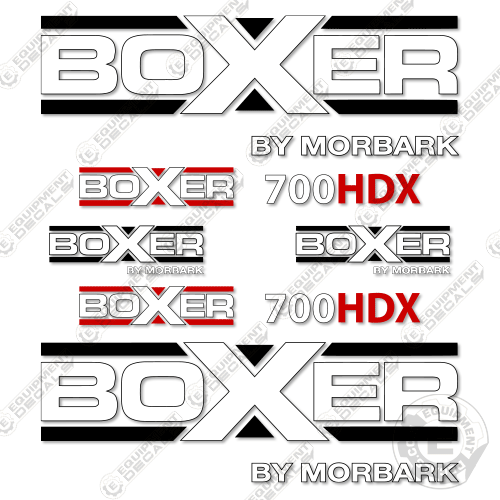 Fits Boxer 700HDX Decal Kit Standing Skid Steer