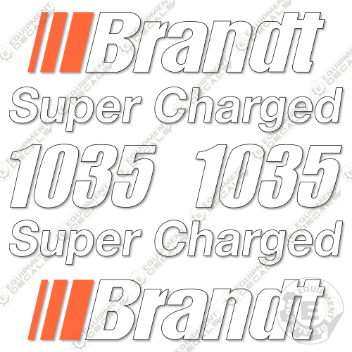Fits Brandt 1035 Decal Kit Auger – Equipment Decals