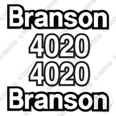 Branson 4020 Decal Kit Front End Loader - Aftermarket Kit