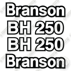 Branson BH250 Decal Kit Backhoe- Aftermarket Kit