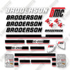 Image of Broderson IC250 Decal Kit Crane - Aftermarket Kit
