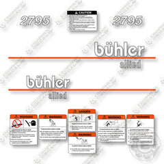 Buhler 2795 Decal Kit Loader - Aftermarket Kit