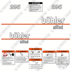 Fits Buhler Allied 295 Decal Kit Front End Loader