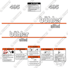 Fits Buhler Allied 495 Decal Kit Front End Loader