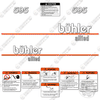 Image of Fits Buhler Allied 595 Decal Kit Front End Loader