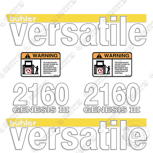 Buhler Versatile 2160 Genesis 3 Decal Kit Tractor