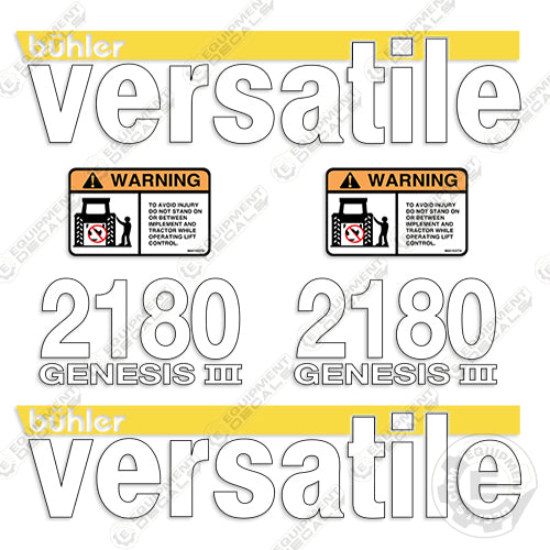 Buhler Versatile 2180 Genesis 3 Decal Kit Tractor