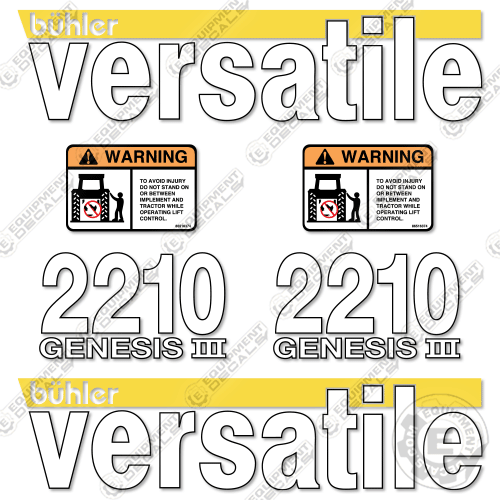 Fits Buhler Versatile 2210 Genesis 3 Decal Kit Tractor
