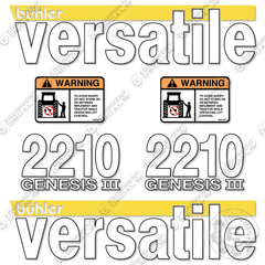 Fits Buhler Versatile 2210 Genesis 3 Decal Kit Tractor