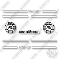Bush Hog 2425 QT Decal Kit Front End Loader - Aftermarket Kit