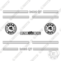 Fits Bush Hog 2426 QT Decal Kit Front End Loader