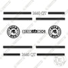 Image of Fits Bush Hog 2440 QT Decal Kit Front End Loader