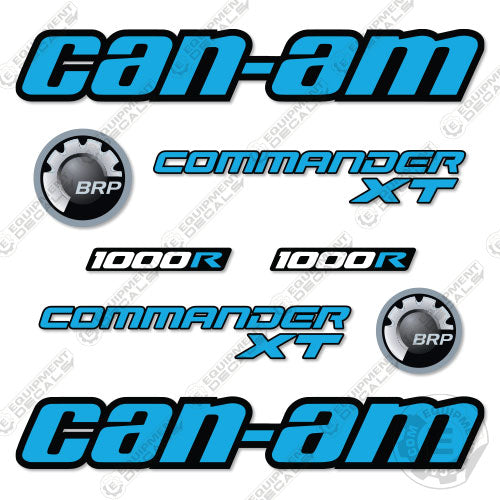 Fits Can-Am Commander XT 1000R Decal Kit UTV - BLUE