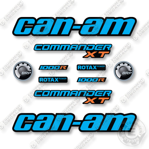 Can-Am 1000R Decal Kit UTV - Blue & Orange- Aftermarket Kit