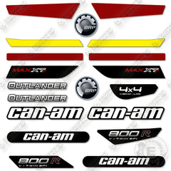 Fits Can-Am 800R Max XT Decal Kit ATV