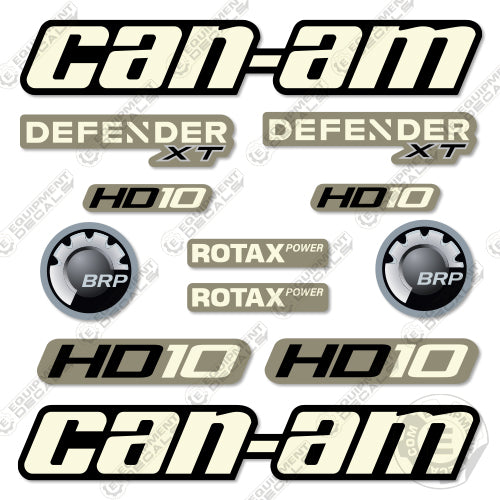 Can-Am HD10 Decal Kit UTV - CAMO Version - Aftermarket Kit