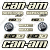 Image of Can-Am HD10 Decal Kit UTV - CAMO Version - Aftermarket Kit
