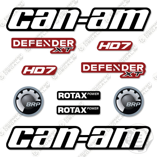 Can-Am Defender XT HD7 Decal Kit UTV - Aftermarket Kit