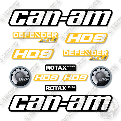 Can-Am Defender XU HD9 Decal Kit UTV - Aftermarket Kit