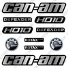Image of Can-Am Defender HD10 Decal Kit UTV - Silver