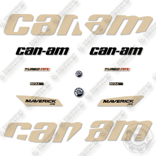 Can-Am Maverick DS 2020 4 Door Decal Kit ATV -Custom Tan- Aftermarket Kit