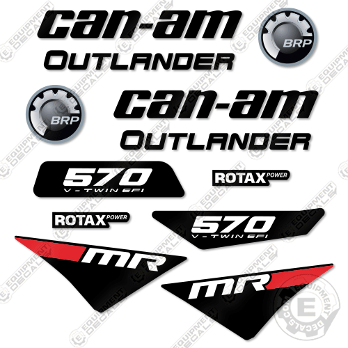 Fits Can-Am Outlander 570 MR Decal Kit ATV