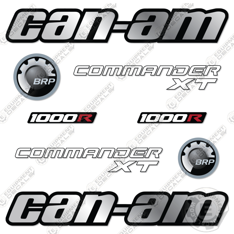 Fits Can-Am Commander XT 1000R Decal Kit Utility Vehicle