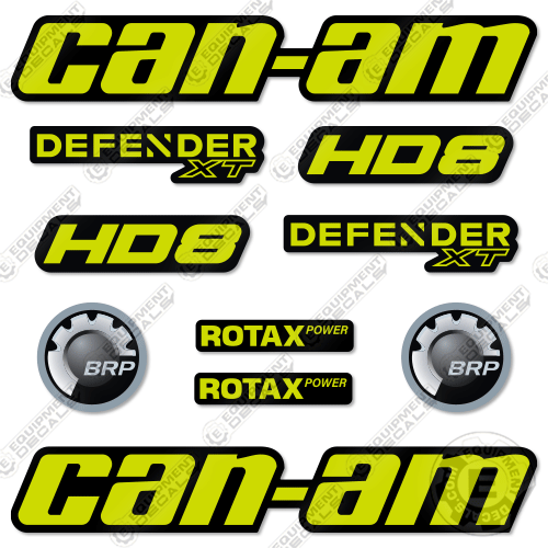 Fits Can-Am Defender XT HD8 Decal Kit ATV - CUSTOM GREEN!