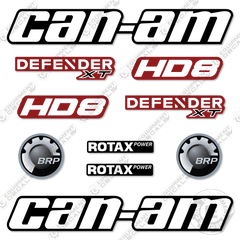 Fits Can-Am Defender XT HD8 Decal Kit ATV