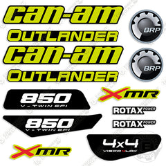 Can-Am Outlander 850 XMR Decal Kit ATV - Manta Green
