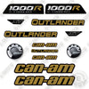 Image of Fits Can-Am Commander 1000R XT Decal Kit ATV- SILVER and GOLD!