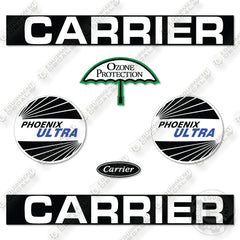 Carrier Phoenix Ultra Decal Kit Refrigeration Unit - Aftermarket Kit