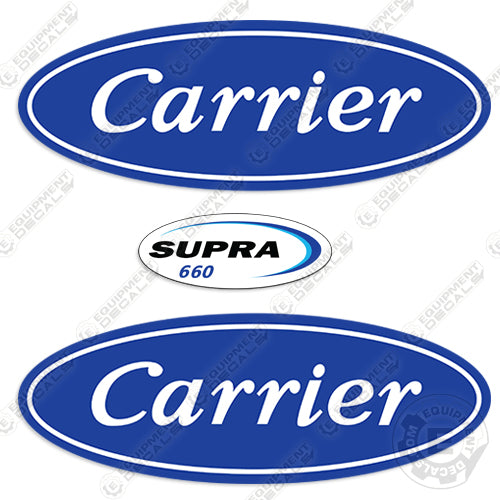 Fits Carrier Supra 660 Decal Kit Refrigeration Unit