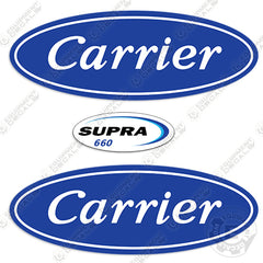 Fits Carrier Supra 660 Decal Kit Refrigeration Unit