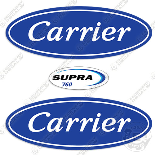 Fits Carrier Supra 760 Decal Kit Refrigeration Unit