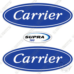 Fits Carrier Supra 760 Decal Kit Refrigeration Unit