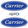 Image of Fits Carrier Supra 760 Decal Kit Refrigeration Unit