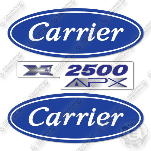 Carrier X2  2500 Decal Kit Refrigeration Unit - Aftermarket Kit
